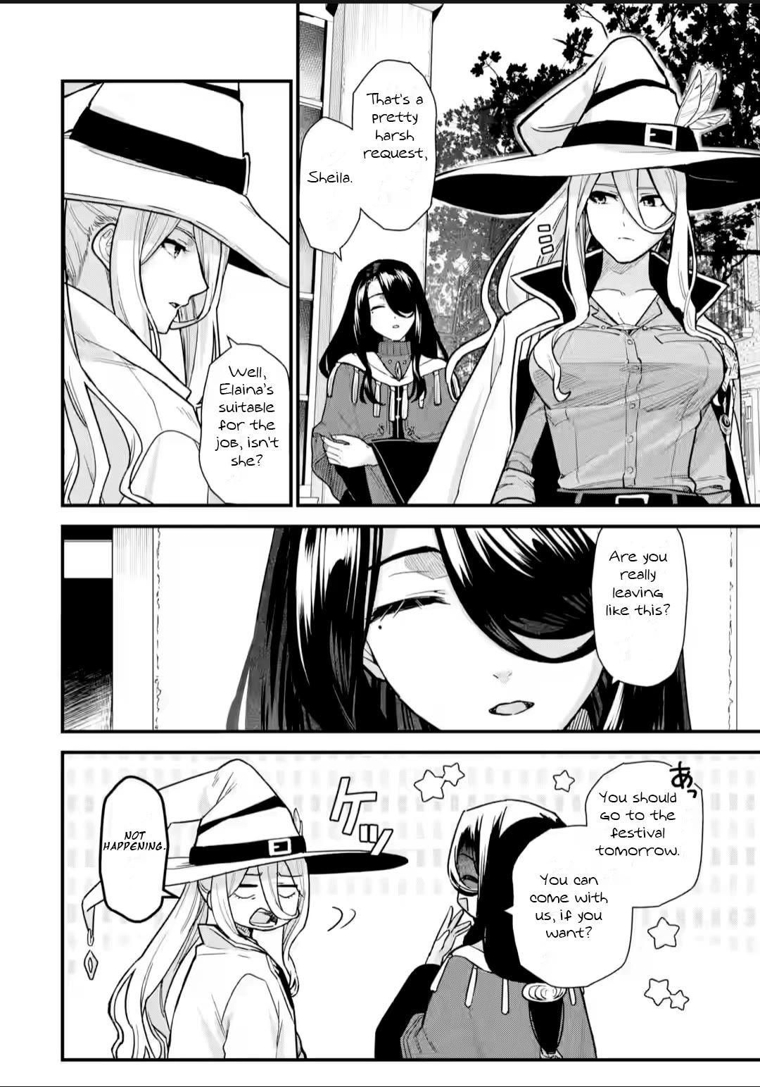Majo no Tabitabi: The Journey of Elaina Chapter 26.1 page 7 - Chapter 26.1: Journeying The Sea Route (Final Part)