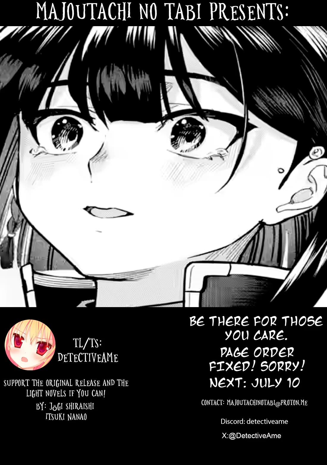 Majo no Tabitabi: The Journey of Elaina Chapter 26.2 page 1 - Chapter 26.2: Journeying The Sea Route(Final Part)