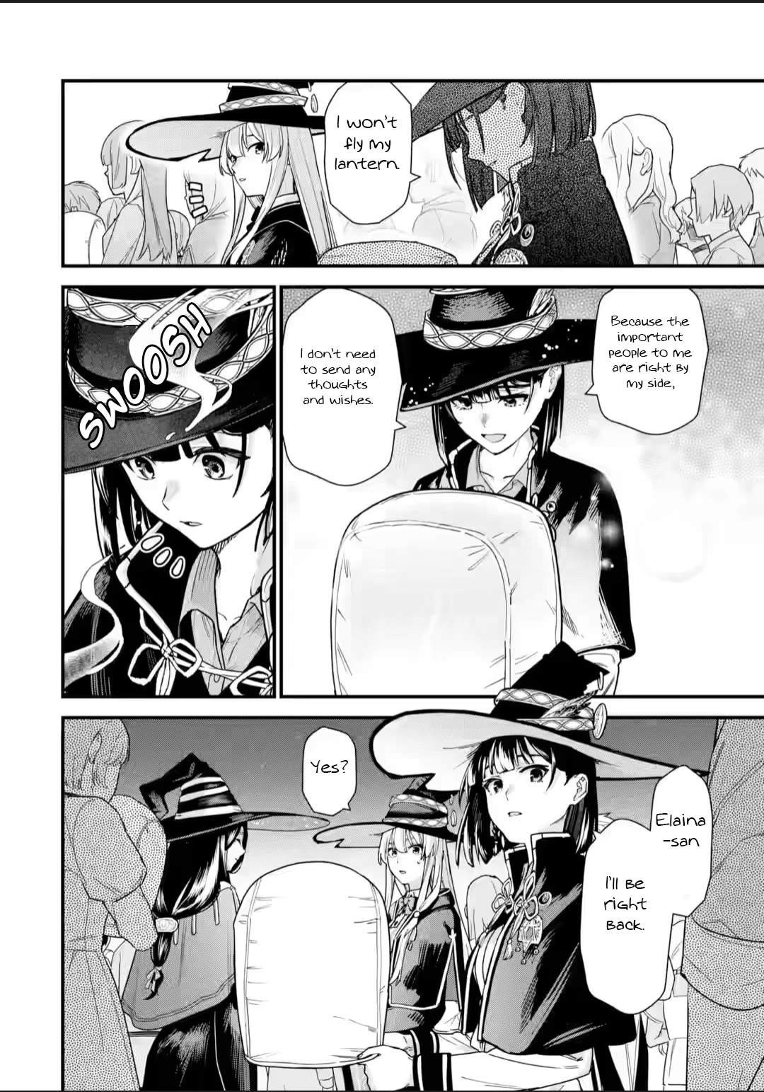 Majo no Tabitabi: The Journey of Elaina Chapter 26.3 page 5 - Chapter 26.3: Journeying The Sea Route(Final Part)