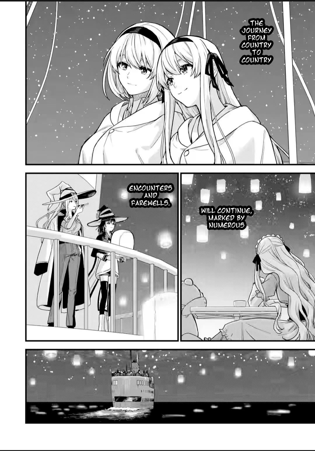 Majo no Tabitabi: The Journey of Elaina Chapter 26.4 page 8 - Chapter 26.4: Journeying The Sea Route(Final Part) [END]