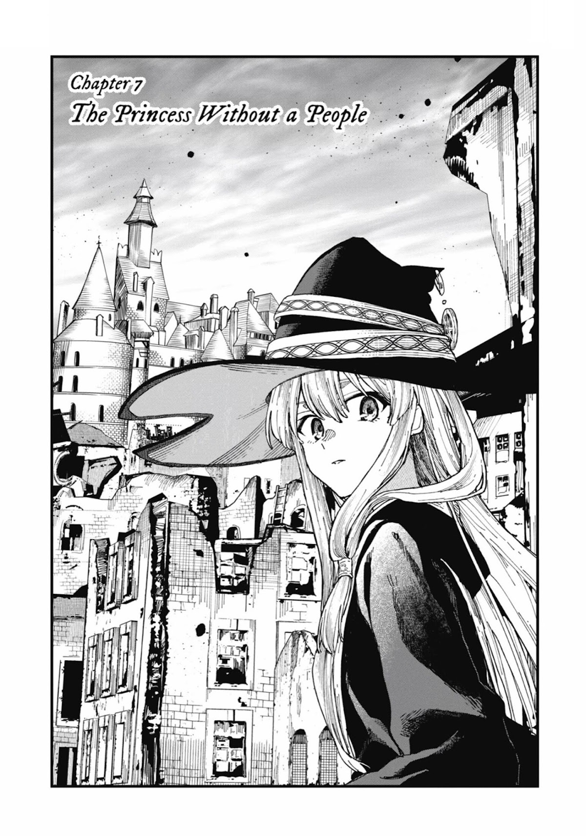 Majo no Tabitabi: The Journey of Elaina Chapter 7 page 1 - Chapter 7: The Princess Without a People
