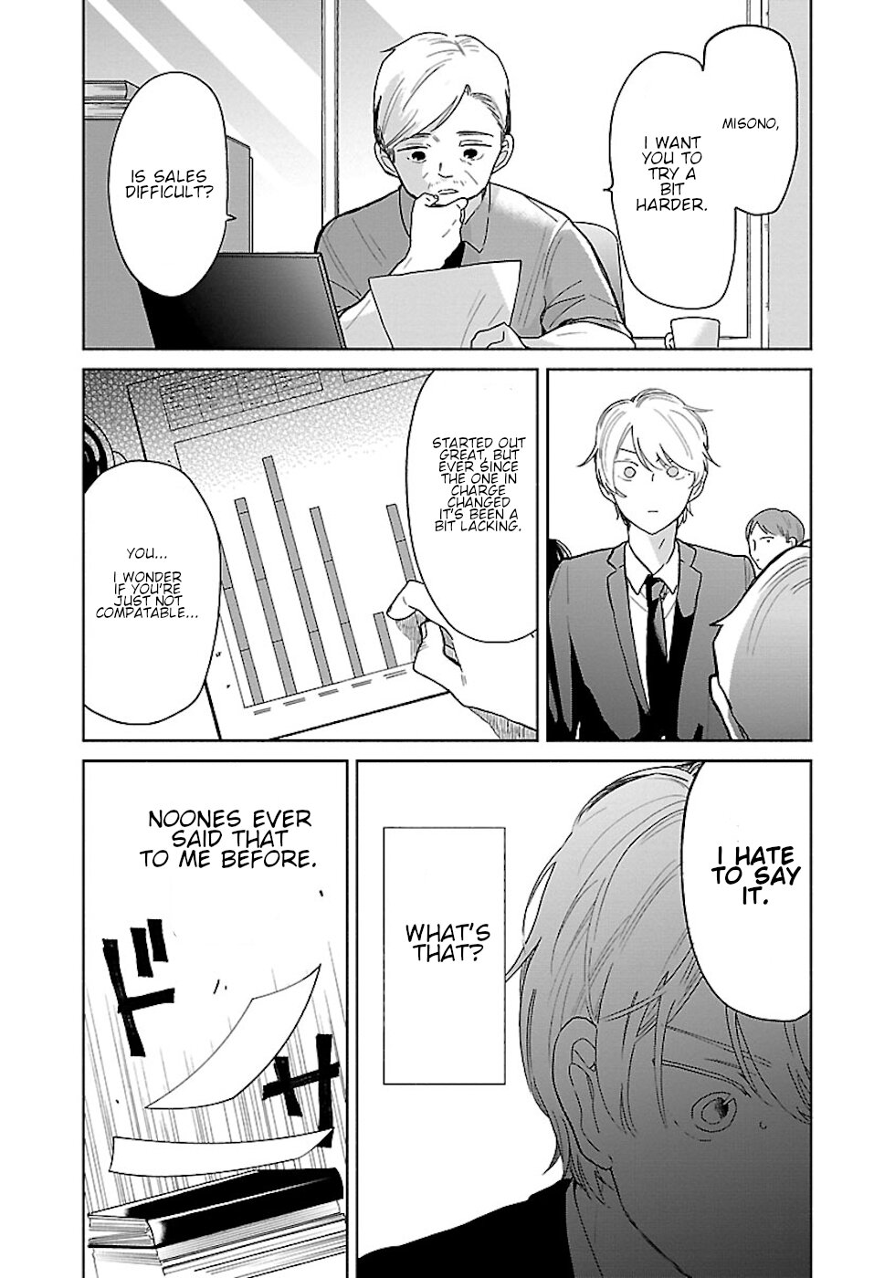 Majo-Senpai Nichijou Chapter 24.5 page 3 - Chapter 24.5: Kouhai-Kun's First Year