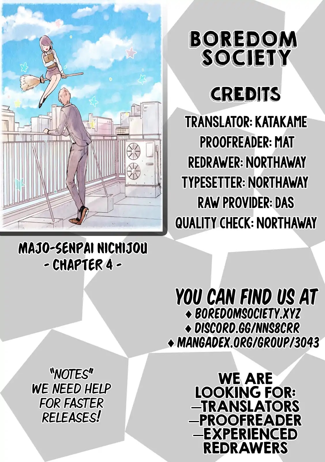 Majo-Senpai Nichijou Chapter 4 page 7 - Chapter 4