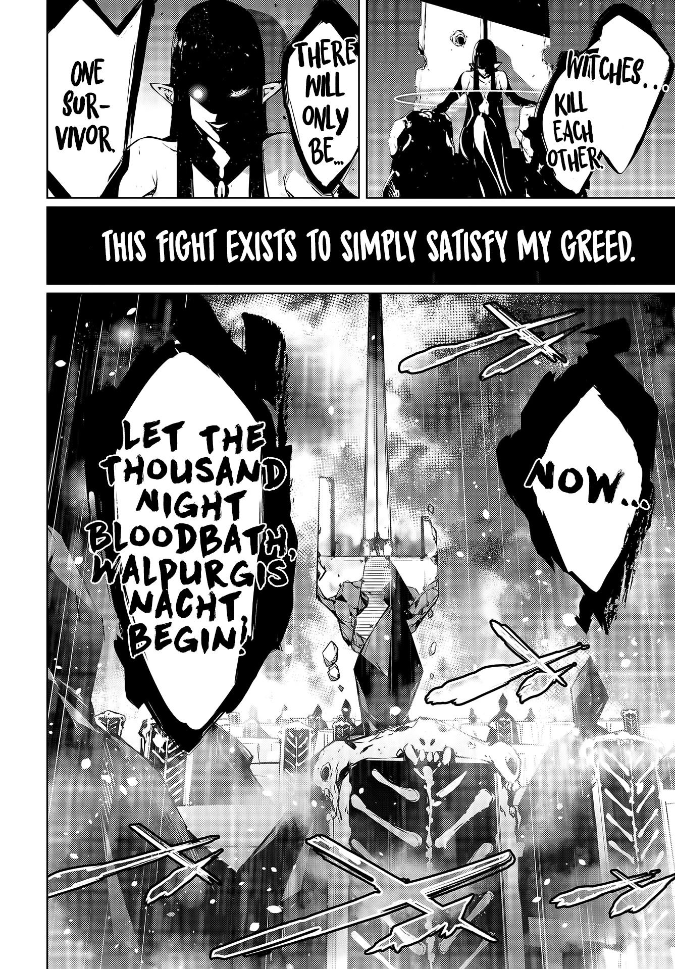Majo Taisen - The War of Greedy Witches Chapter 1 page 31 - Chapter 1: The Thousand Night Bloodbath