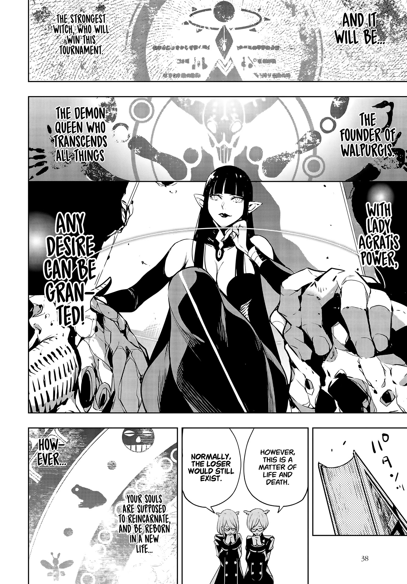 Majo Taisen - The War of Greedy Witches Chapter 1 page 35 - Chapter 1: The Thousand Night Bloodbath