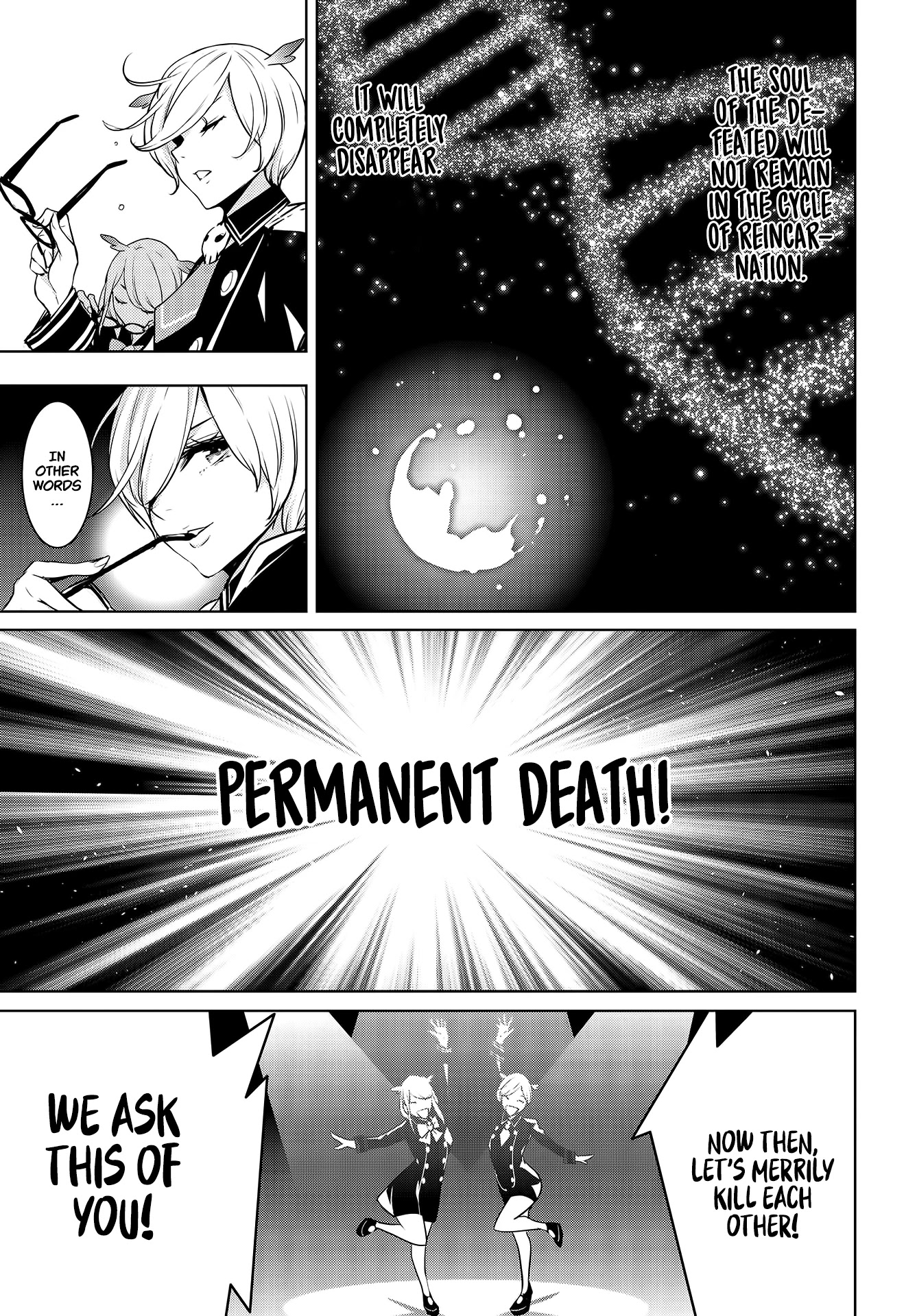 Majo Taisen - The War of Greedy Witches Chapter 1 page 36 - Chapter 1: The Thousand Night Bloodbath