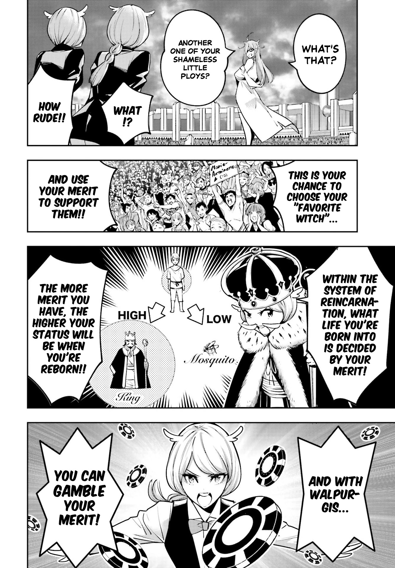 Majo Taisen - The War of Greedy Witches Chapter 12 page 22 - Chapter 12: The Witches' Odds