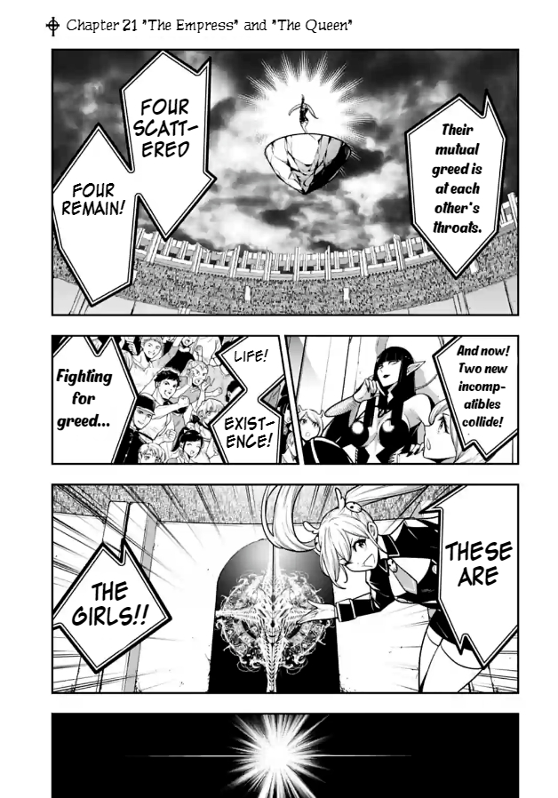 Majo Taisen - The War of Greedy Witches Chapter 21 page 1 - Chapter 21: The Empress and The Queen