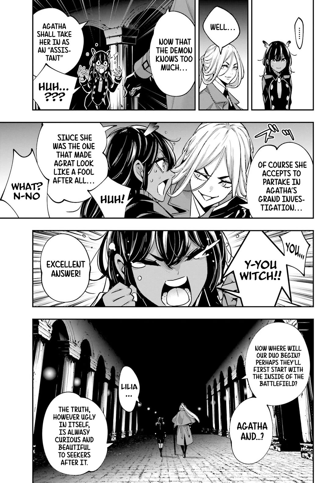 Majo Taisen - The War of Greedy Witches Chapter 44 page 33 - Chapter 44: Murder In The Waiting Room