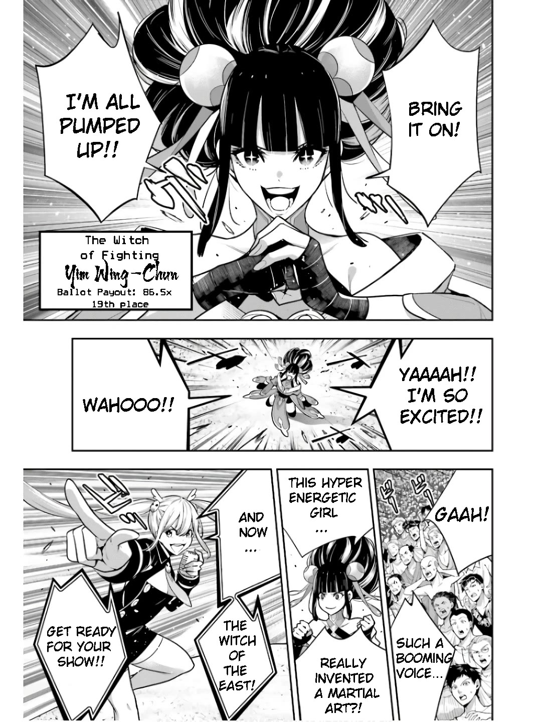 Majo Taisen - The War of Greedy Witches Chapter 45 page 6 - Chapter 45: Of Fight and Dance
