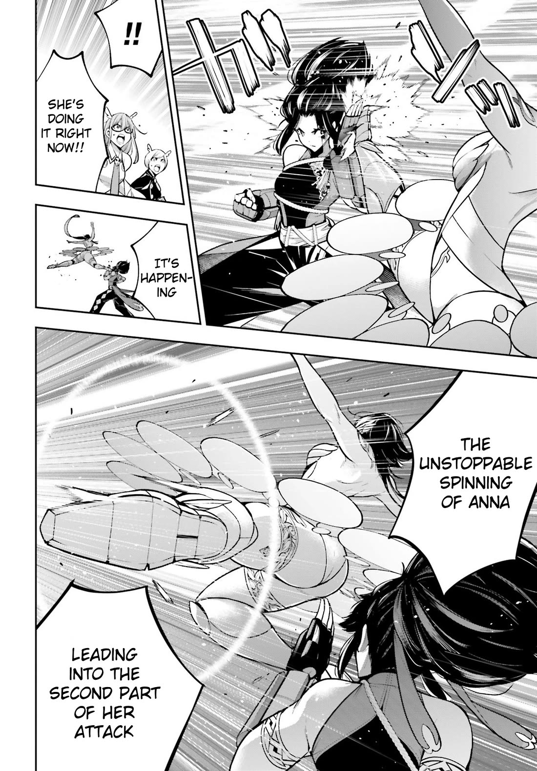 Majo Taisen - The War of Greedy Witches Chapter 46 page 11 - Chapter 46: The Fist of the Spear and Shield in One