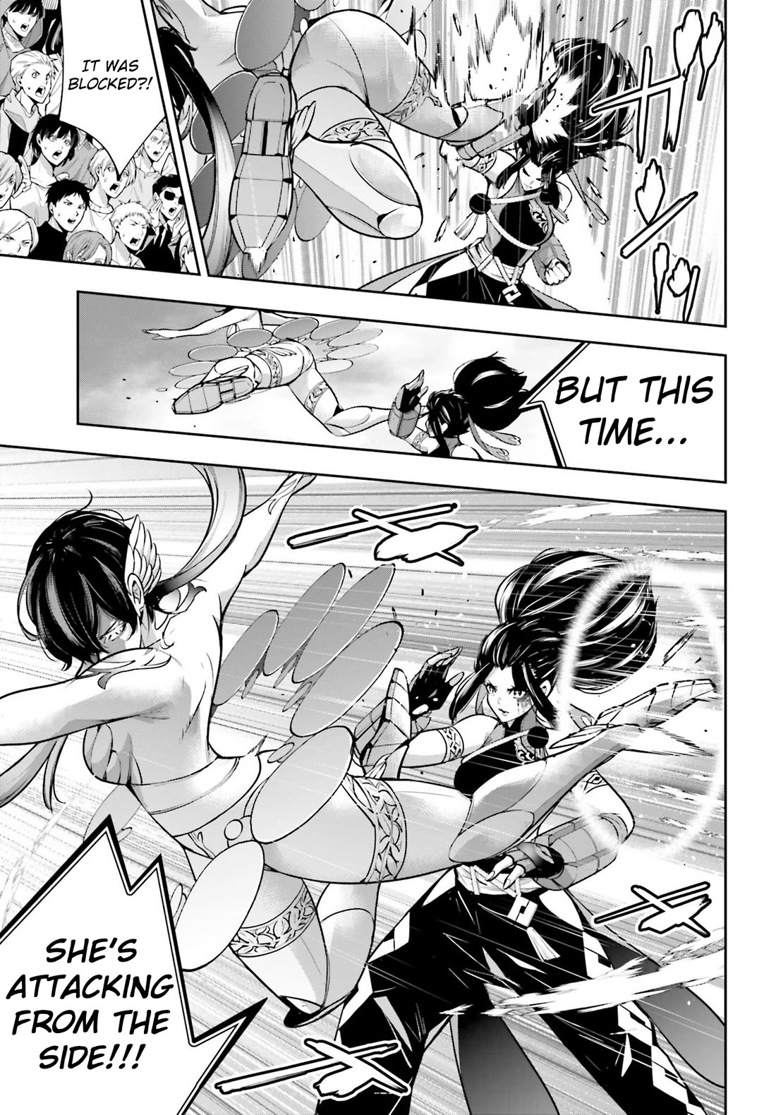 Majo Taisen - The War of Greedy Witches Chapter 46 page 18 - Chapter 46: The Fist of the Spear and Shield in One