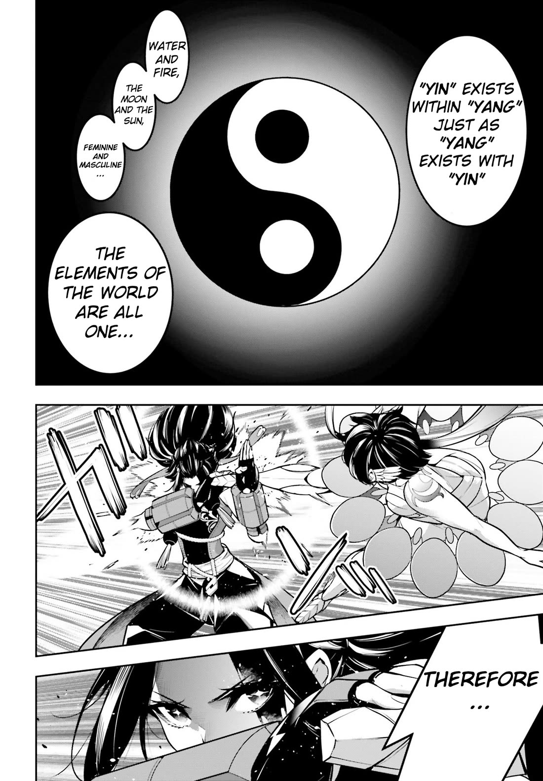 Majo Taisen - The War of Greedy Witches Chapter 46 page 21 - Chapter 46: The Fist of the Spear and Shield in One