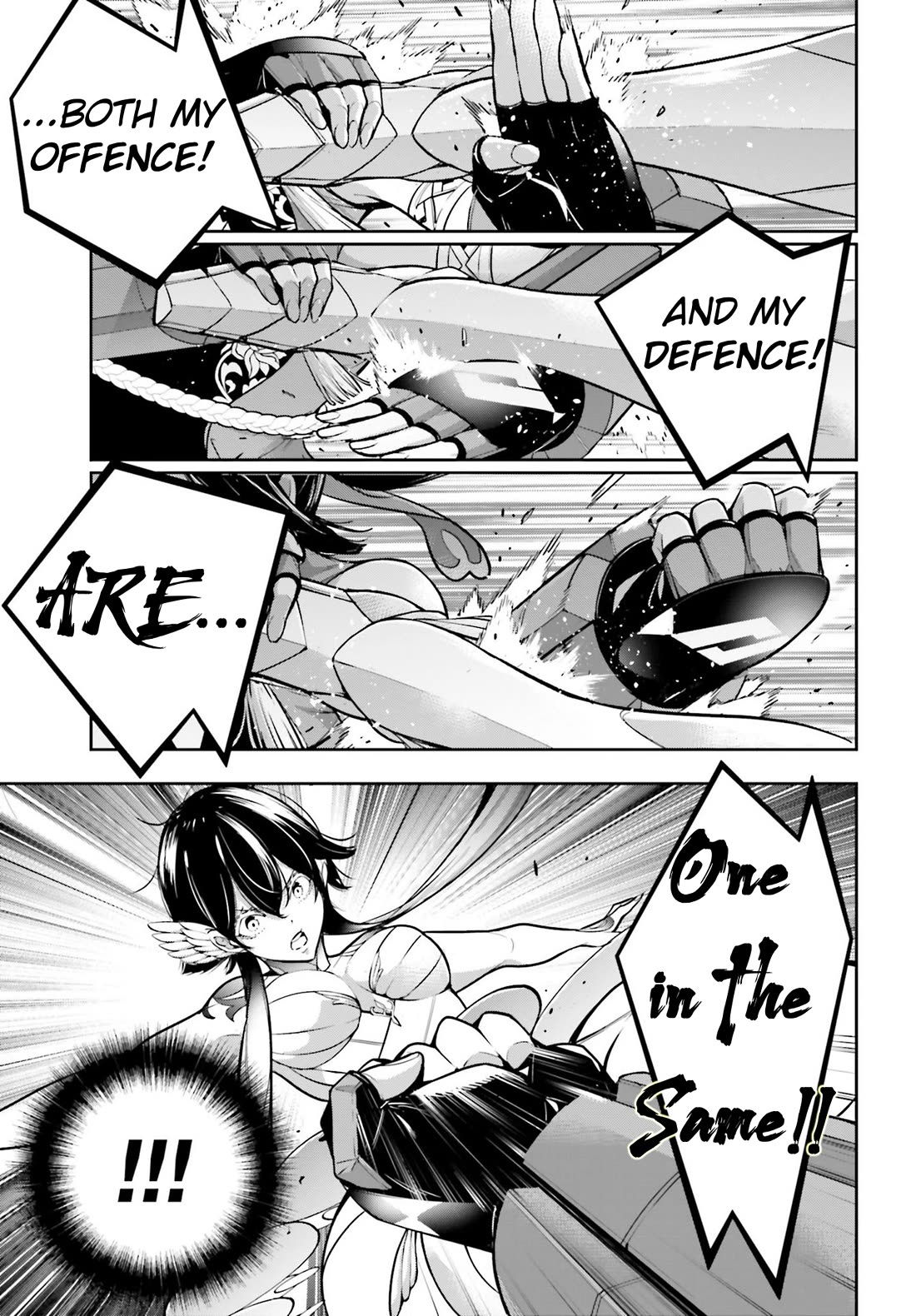 Majo Taisen - The War of Greedy Witches Chapter 46 page 22 - Chapter 46: The Fist of the Spear and Shield in One