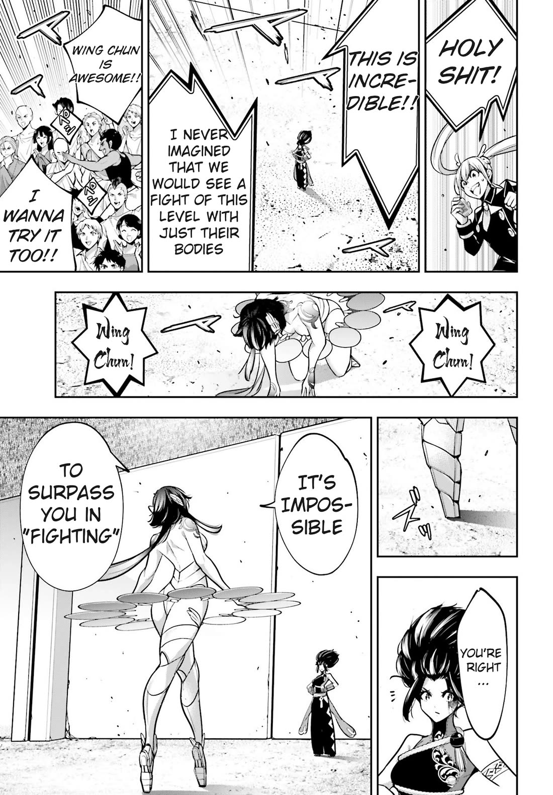 Majo Taisen - The War of Greedy Witches Chapter 46 page 29 - Chapter 46: The Fist of the Spear and Shield in One