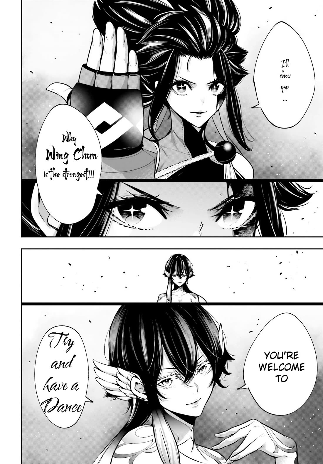 Majo Taisen - The War of Greedy Witches Chapter 46 page 5 - Chapter 46: The Fist of the Spear and Shield in One