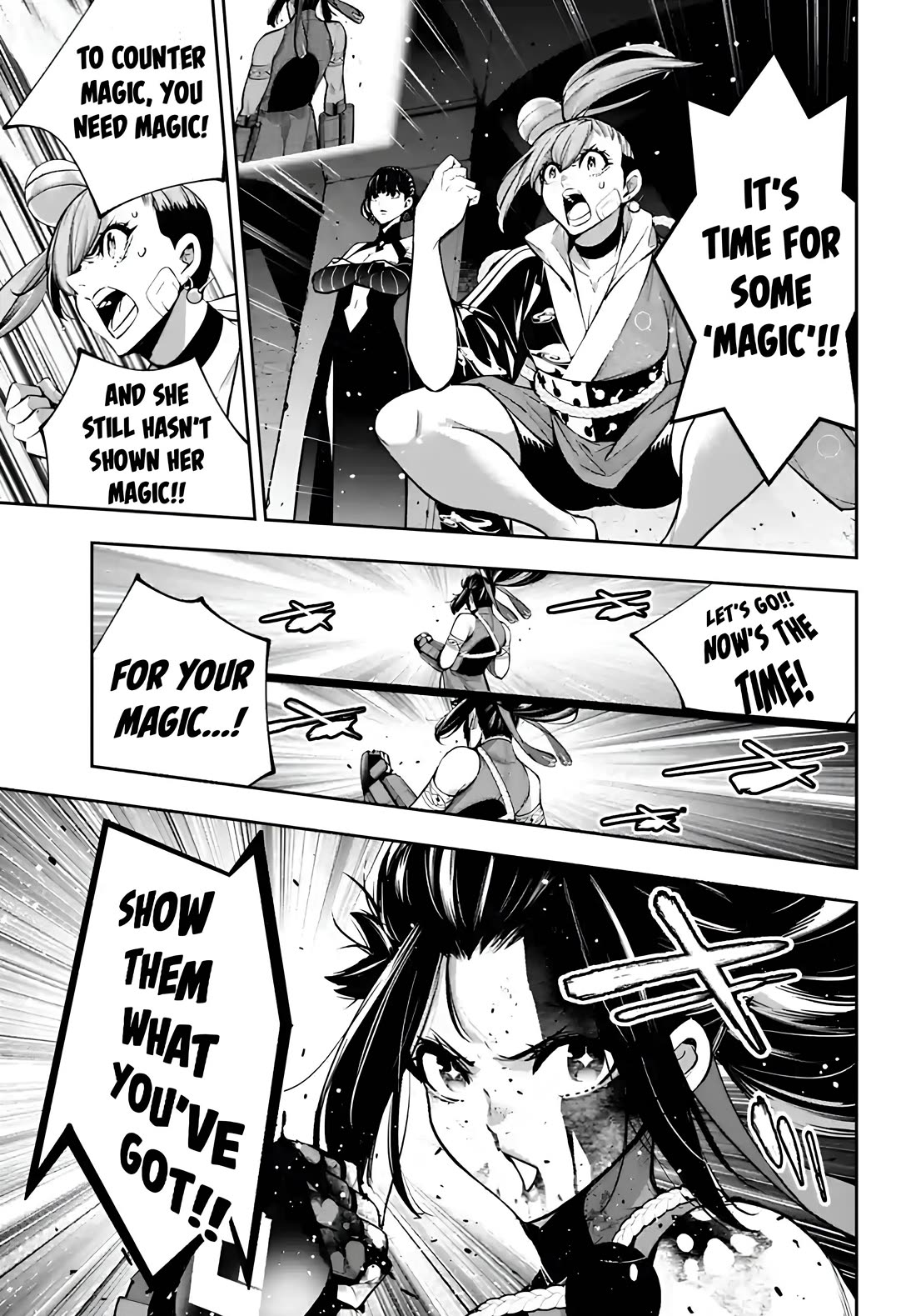 Majo Taisen - The War of Greedy Witches Chapter 48 page 22 - Chapter 48: The Monster of Pursuit