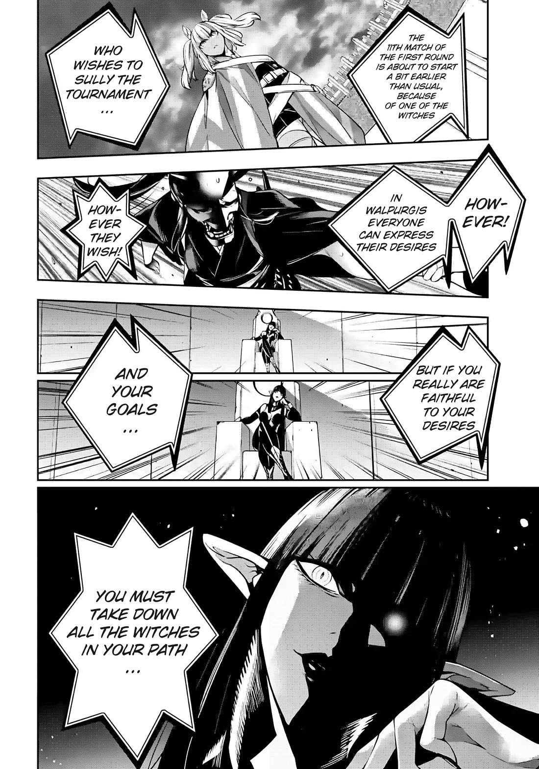 Majo Taisen - The War of Greedy Witches Chapter 50 page 34 - Chapter 50: Cooperation