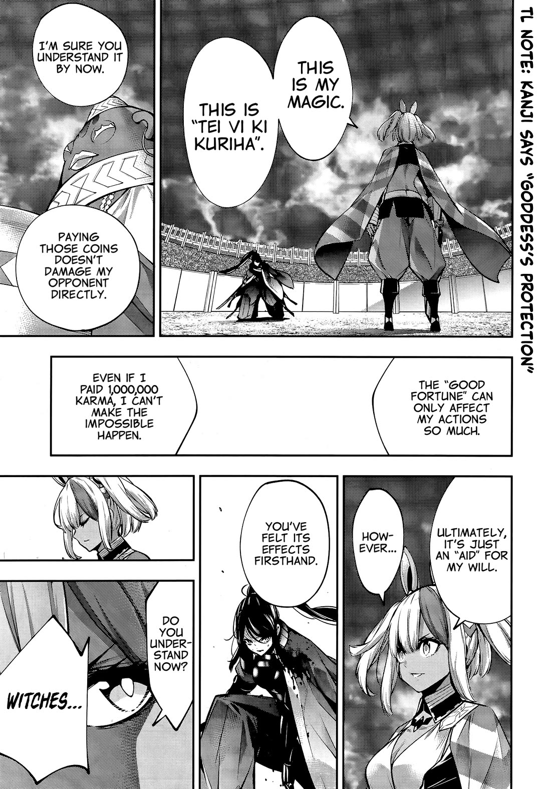 Majo Taisen - The War of Greedy Witches Chapter 54 page 35 - Chapter 54: The Day She Became a Hero