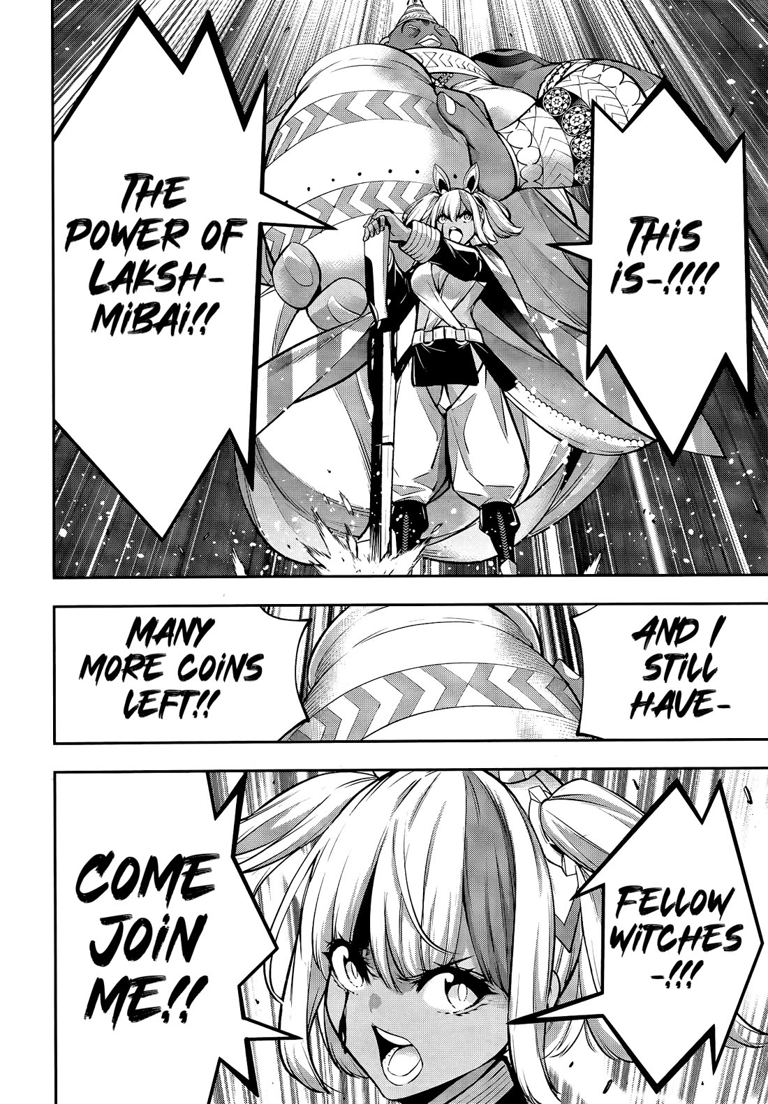 Majo Taisen - The War of Greedy Witches Chapter 54 page 36 - Chapter 54: The Day She Became a Hero