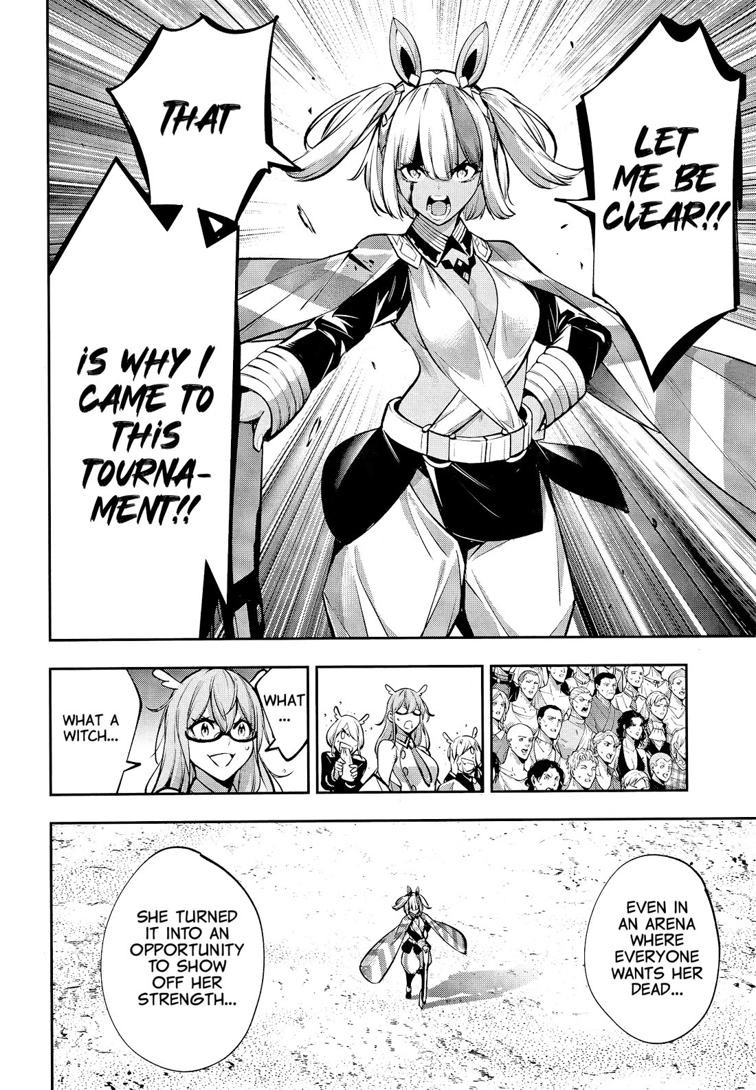 Majo Taisen - The War of Greedy Witches Chapter 54 page 38 - Chapter 54: The Day She Became a Hero