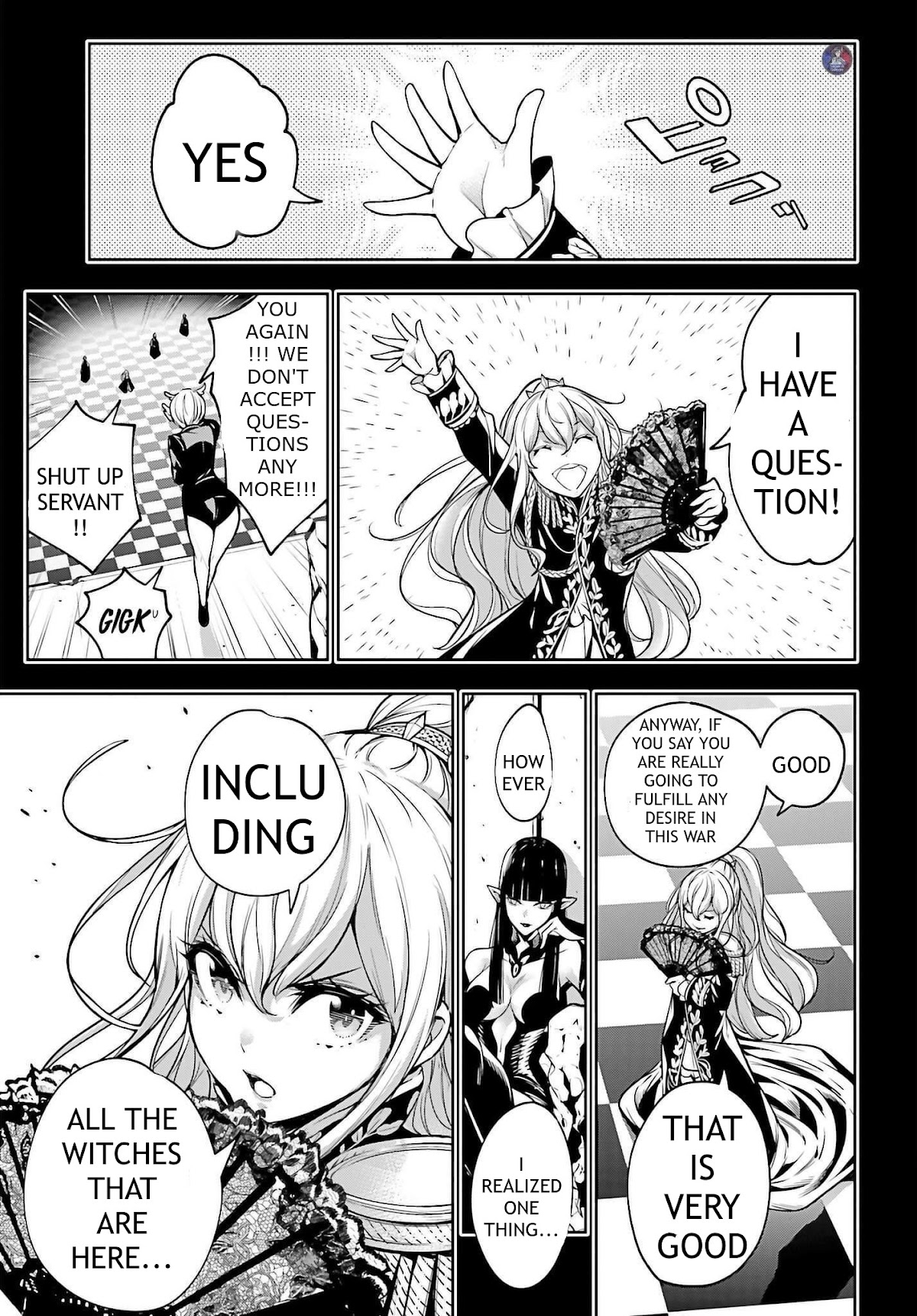 Majo Taisen - The War of Greedy Witches Chapter 6 page 11 - Chapter 6