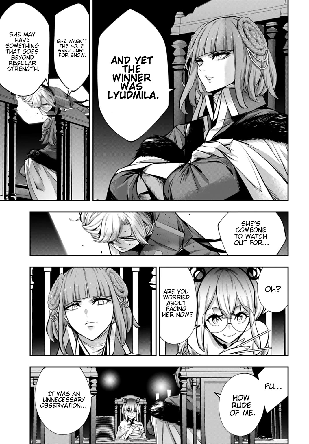 Majo Taisen - The War of Greedy Witches Chapter 63 page 11 - Chapter 63: Assassination Request