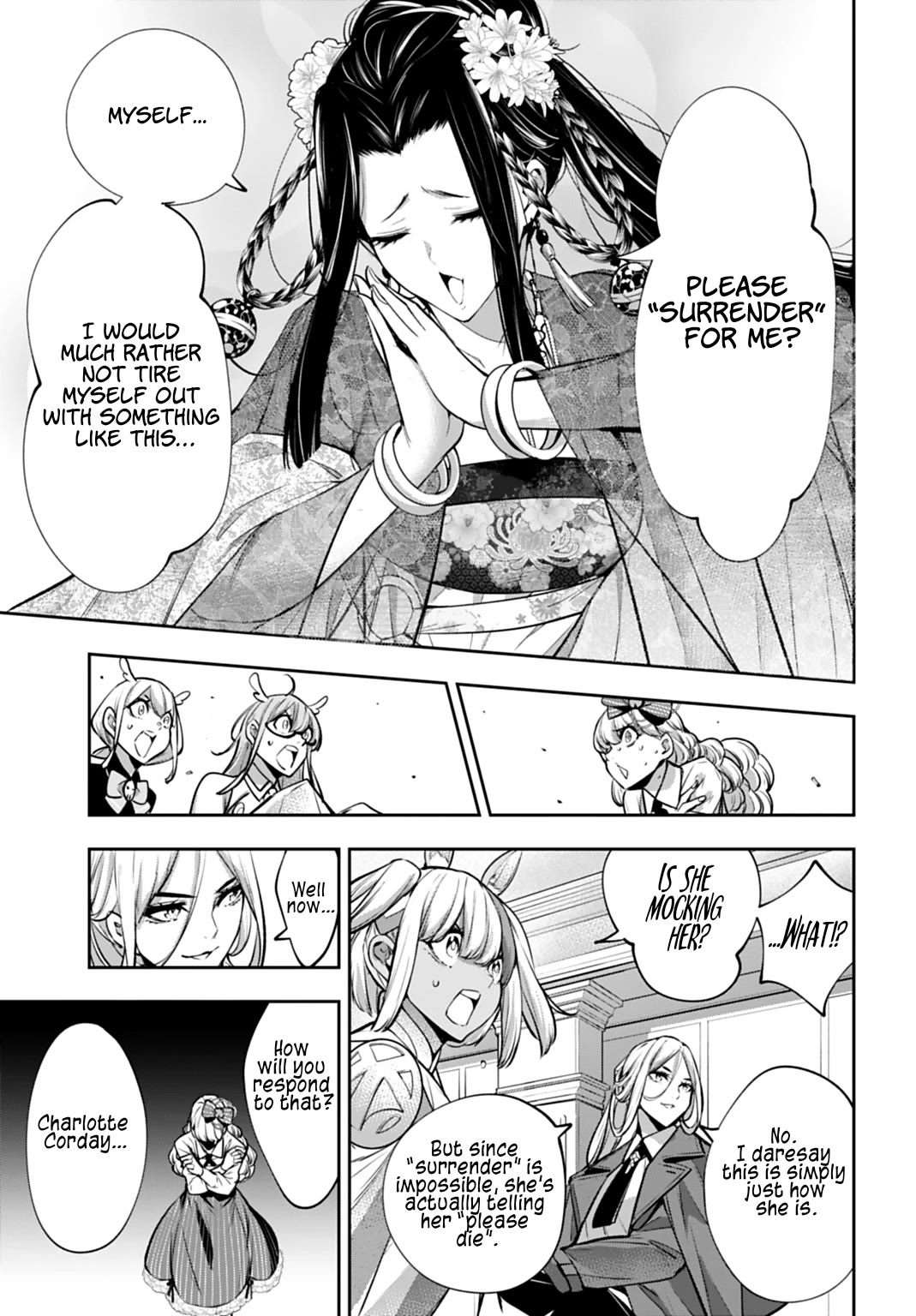 Majo Taisen - The War of Greedy Witches Chapter 64 page 21 - Chapter 64: The Siren of the State