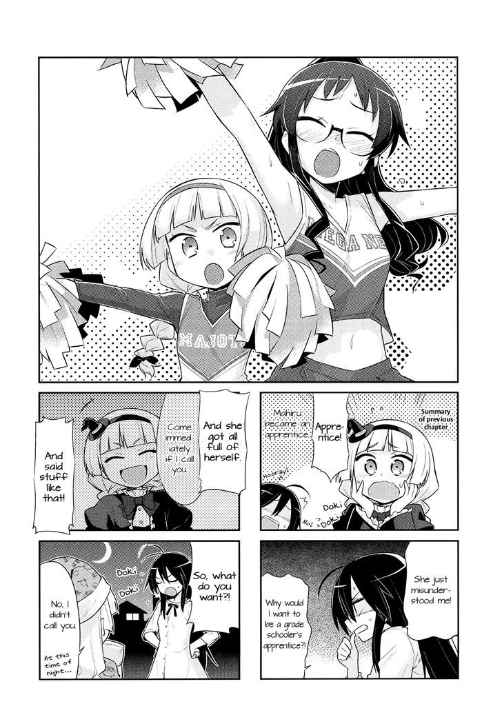 Majo to Houki to Kurobuchi Megane Chapter 10 page 1 - Chapter 10