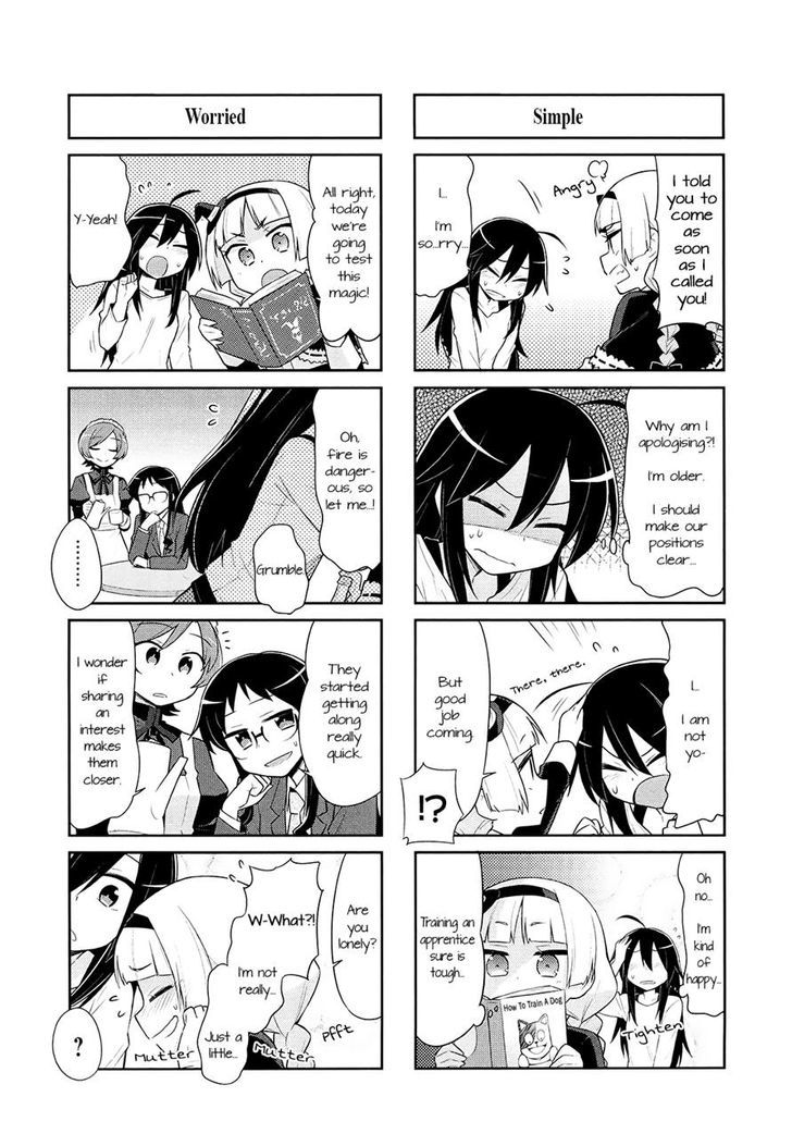 Majo to Houki to Kurobuchi Megane Chapter 10 page 4 - Chapter 10