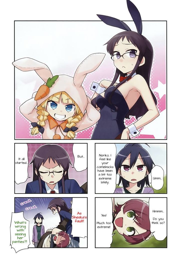 Majo to Houki to Kurobuchi Megane Chapter 18 page 1 - Chapter 18