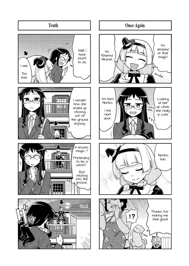 Majo to Houki to Kurobuchi Megane Chapter 2 page 3 - Chapter 2