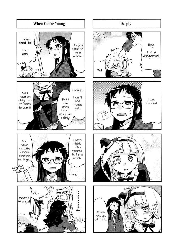 Majo to Houki to Kurobuchi Megane Chapter 2 page 4 - Chapter 2