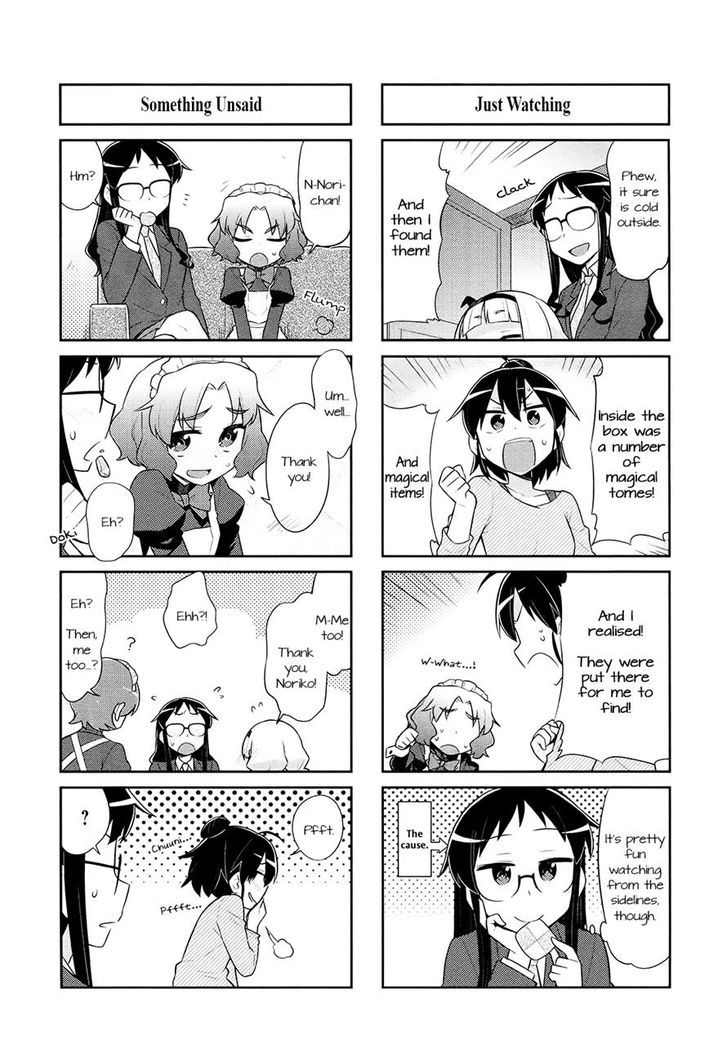 Majo to Houki to Kurobuchi Megane Chapter 28 page 8 - Chapter 28