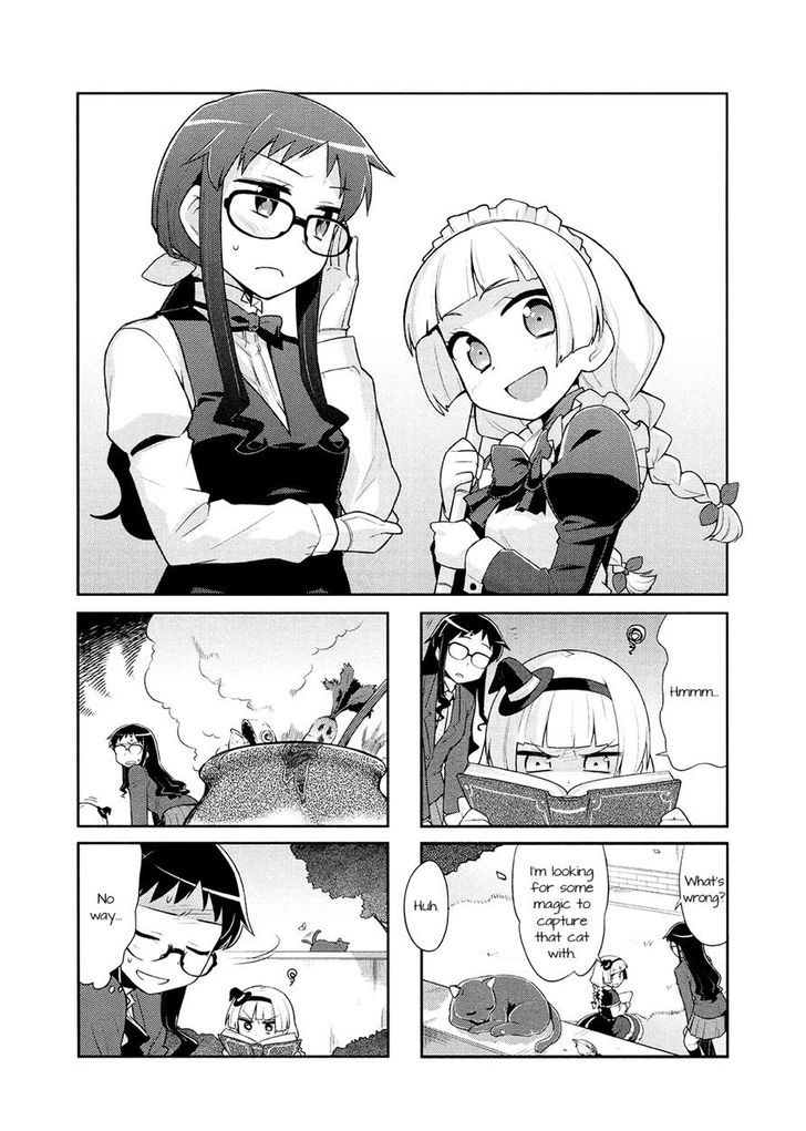 Majo to Houki to Kurobuchi Megane Chapter 3 page 1 - Chapter 3