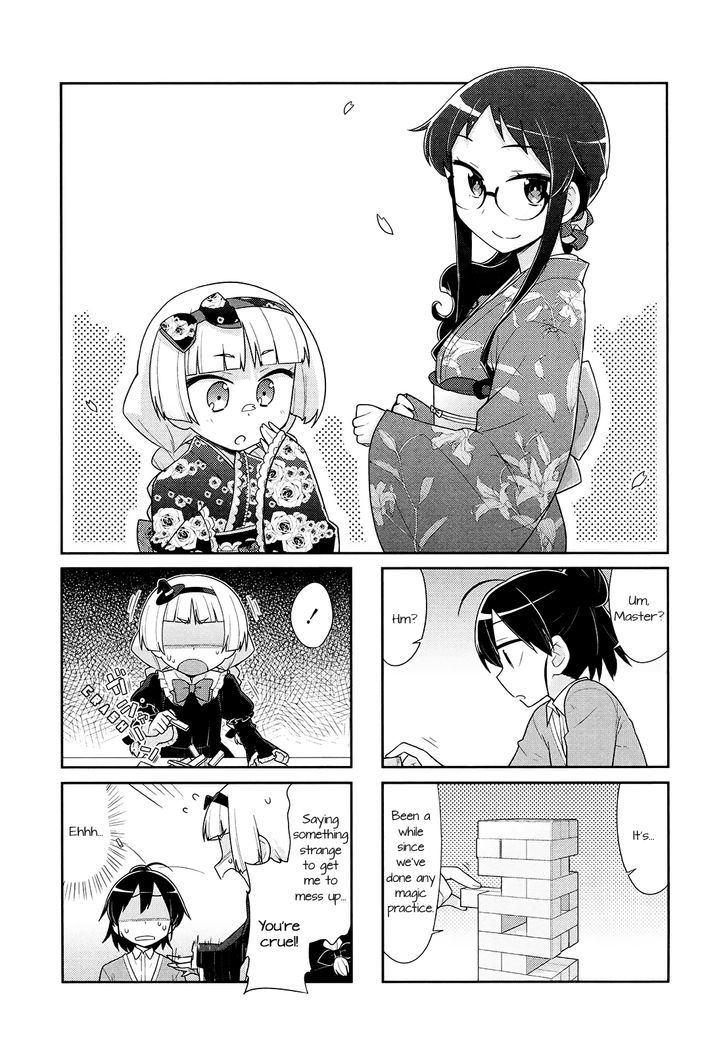 Majo to Houki to Kurobuchi Megane Chapter 31 page 1 - Chapter 31