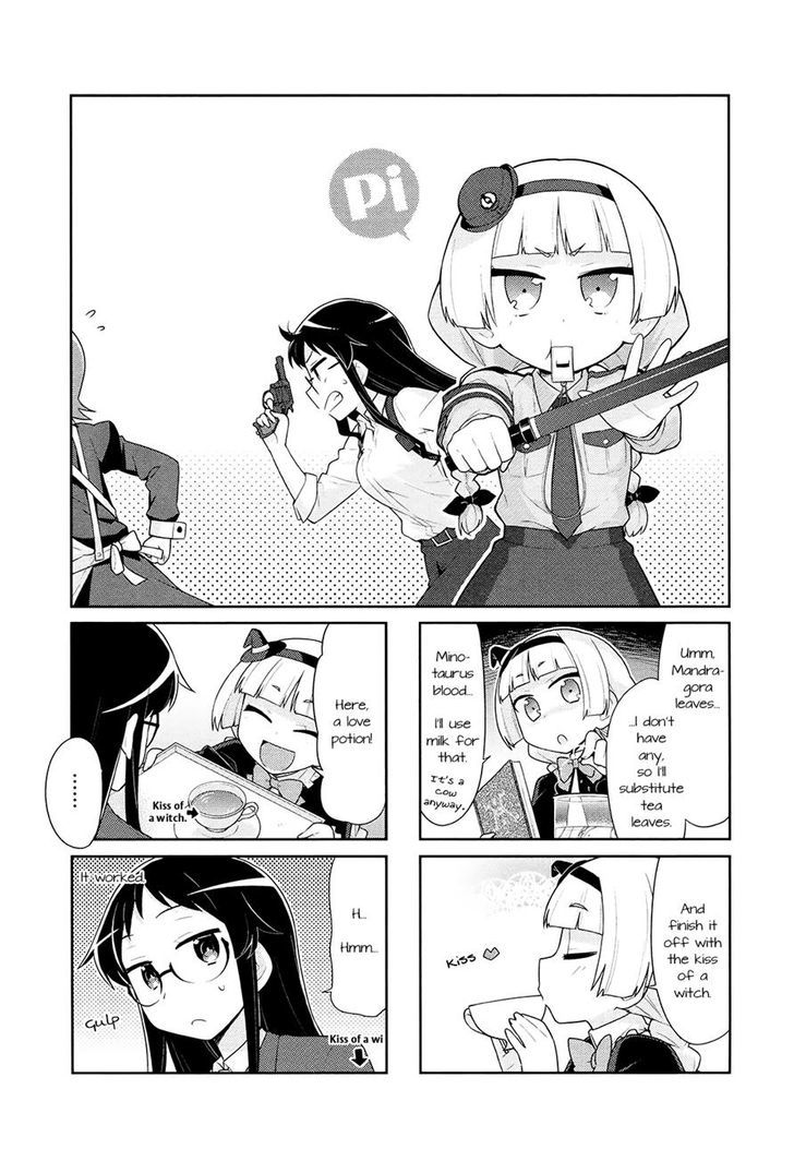 Majo to Houki to Kurobuchi Megane Chapter 33 page 1 - Chapter 33