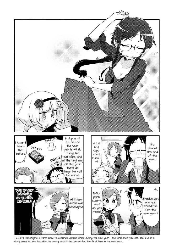Majo to Houki to Kurobuchi Megane Chapter 38 page 1 - Chapter 38