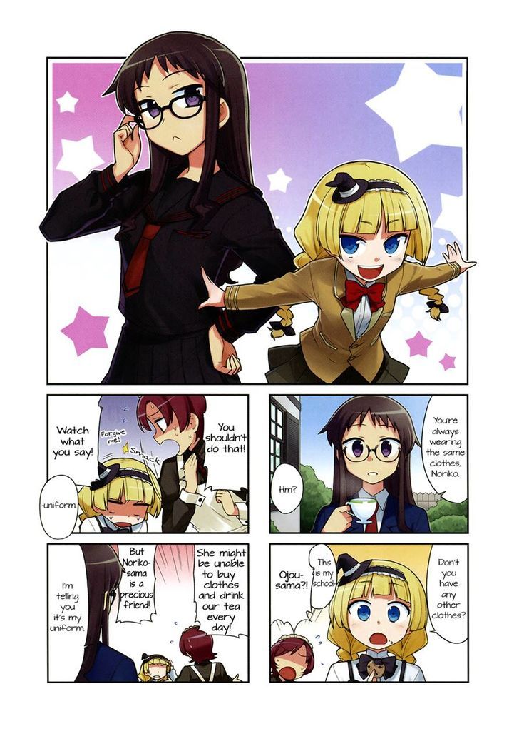 Majo to Houki to Kurobuchi Megane Chapter 4 page 1 - Chapter 4