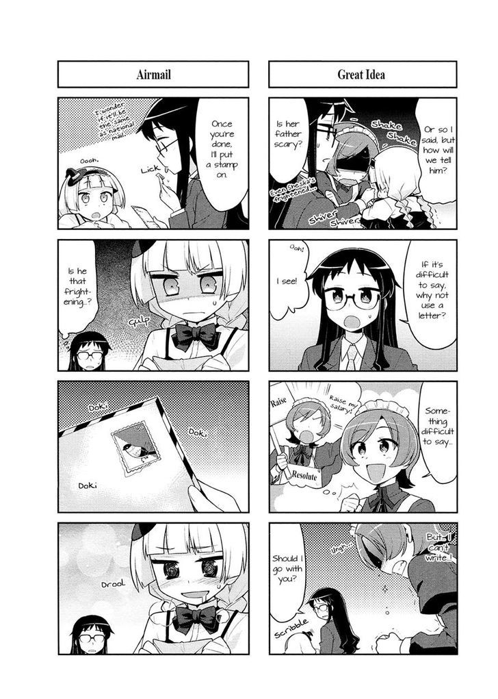 Majo to Houki to Kurobuchi Megane Chapter 4 page 6 - Chapter 4