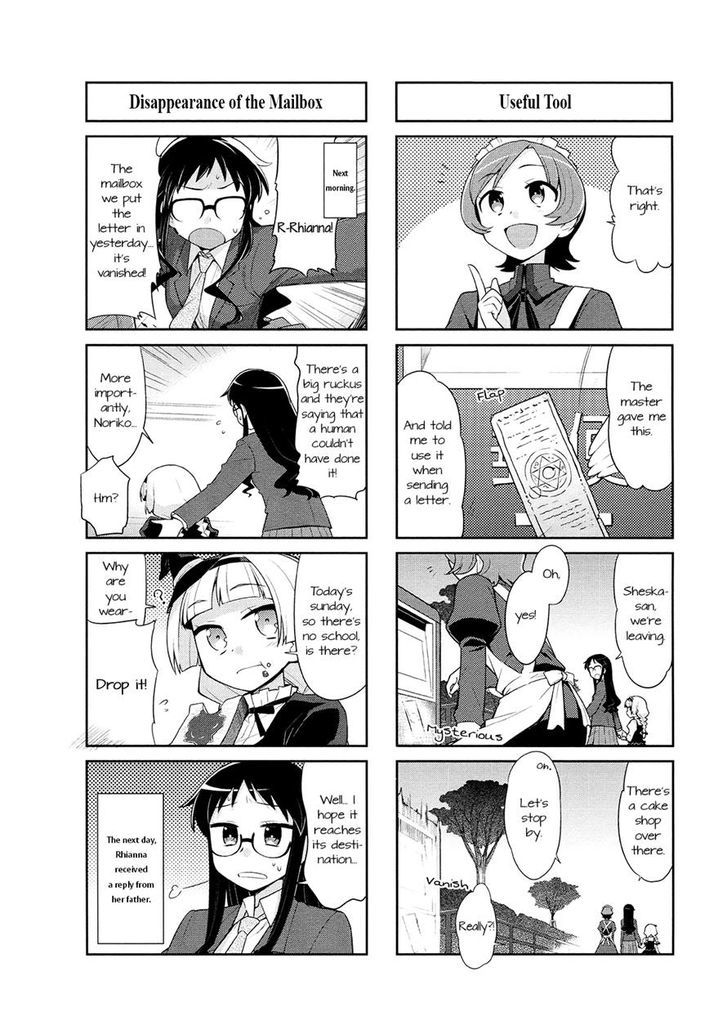 Majo to Houki to Kurobuchi Megane Chapter 4 page 8 - Chapter 4