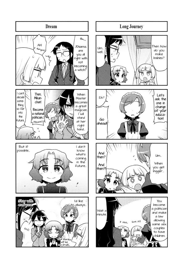 Majo to Houki to Kurobuchi Megane Chapter 40 page 8 - Chapter 40