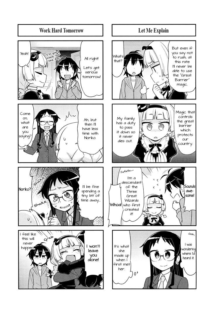 Majo to Houki to Kurobuchi Megane Chapter 42 page 7 - Chapter 42
