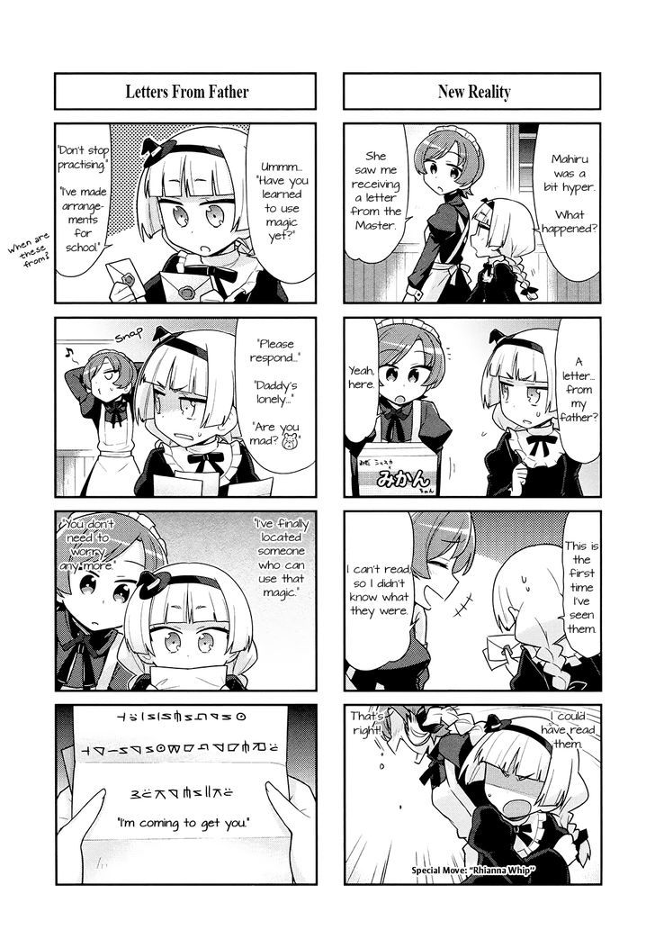 Majo to Houki to Kurobuchi Megane Chapter 42 page 8 - Chapter 42