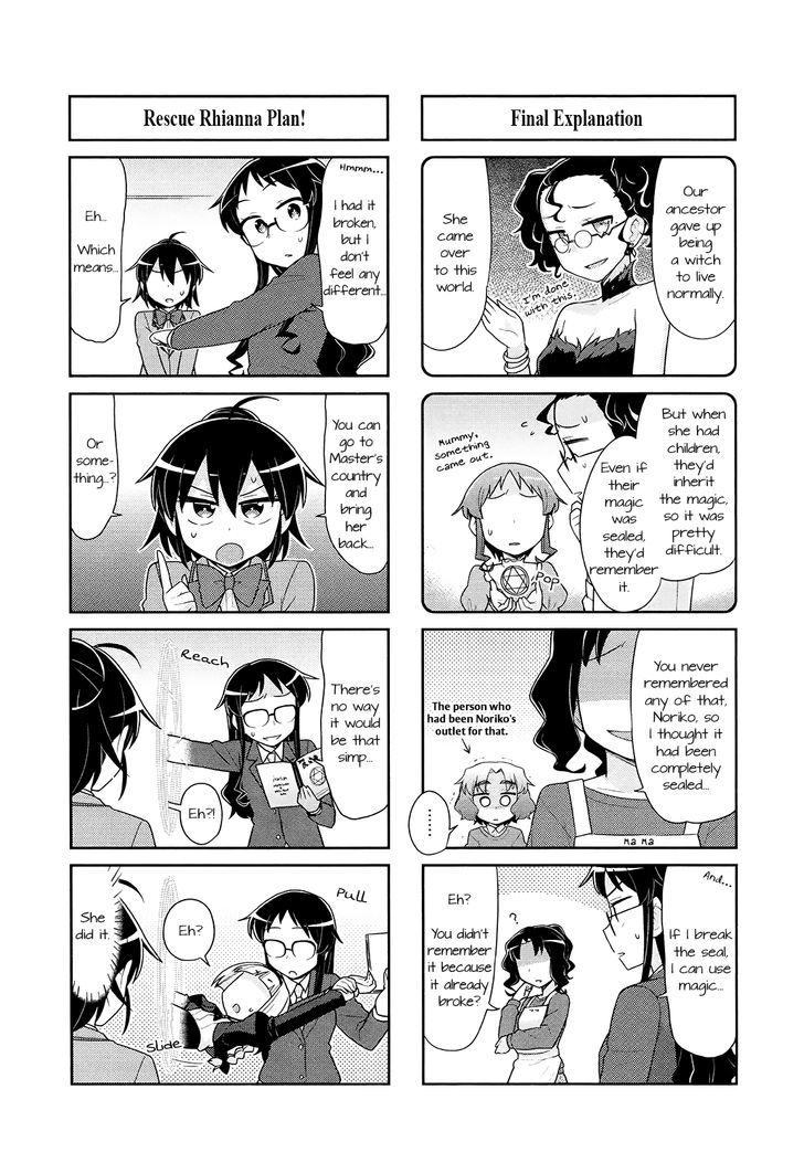 Majo to Houki to Kurobuchi Megane Chapter 44 page 6 - Chapter 44