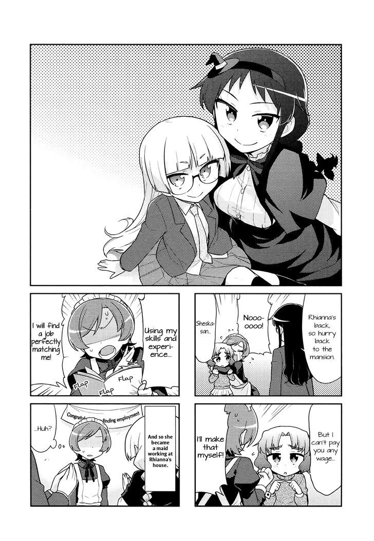 Majo to Houki to Kurobuchi Megane Chapter 45 page 1 - Chapter 45 : [End]