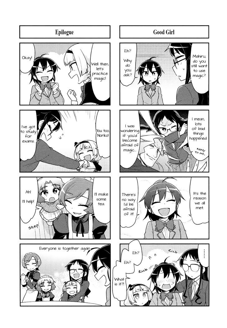 Majo to Houki to Kurobuchi Megane Chapter 45 page 4 - Chapter 45 : [End]