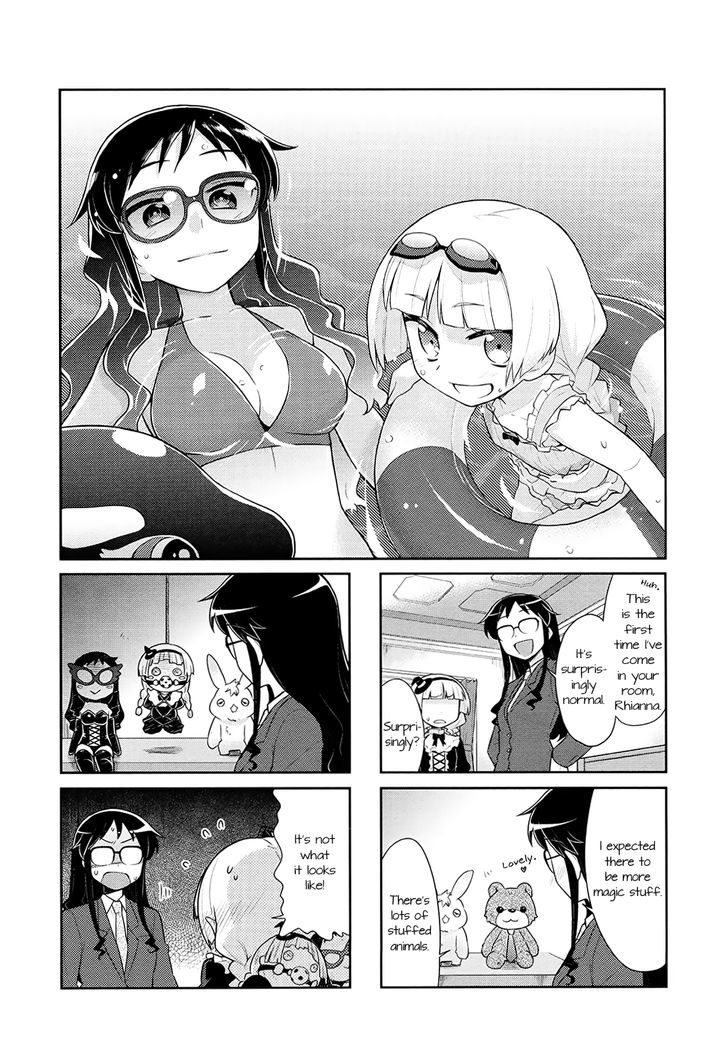 Majo to Houki to Kurobuchi Megane Chapter 7 page 1 - Chapter 7