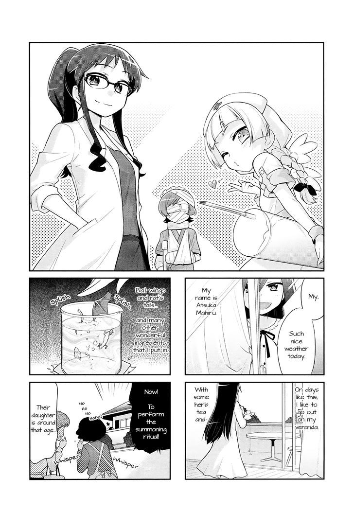 Majo to Houki to Kurobuchi Megane Chapter 9 page 1 - Chapter 9