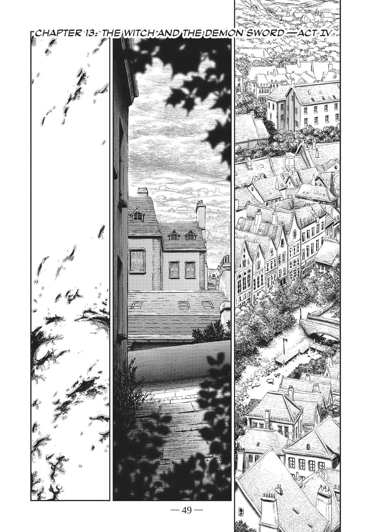 Majo to Yajuu (Satake Kousuke) Chapter 13 page 1 - Chapter 13: The Witch and the demon sword - Act 4